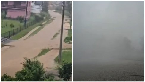 PRIZORI KAO IZ HOROR FILMA: Olujno nevreme poharalo Hrvatsku, vetar nosio sve pred sobom, ulice pod vodom (FOTO/VIDEO)